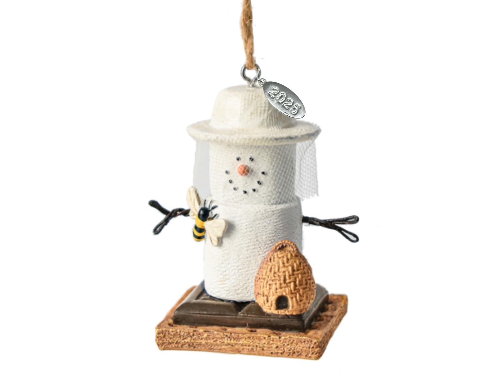 Smores Ornament - Beekeeper Gifts, Bee Gifts - Bee and Beekeeper Smore Christmas Ornaments - Bee Keeper Gift Idea, Comes in Gift Box So It's Ready for Giving