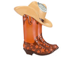 Brown Cowboy Boot Ornament, Arrives in Gift Box