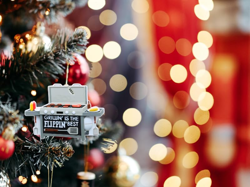 BBQ Grill, Smoker Christmas Ornament - Easy to Personalize at Home - Comes in Gift Box