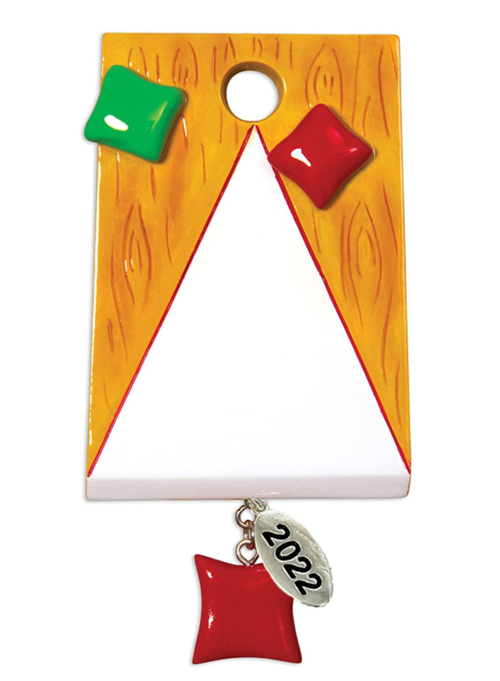 Cornhole Game Ornament 2025, Baggo, Bean Bag Toss Game Ornament - Easy to Personalize at Home - Comes in a Gift Box