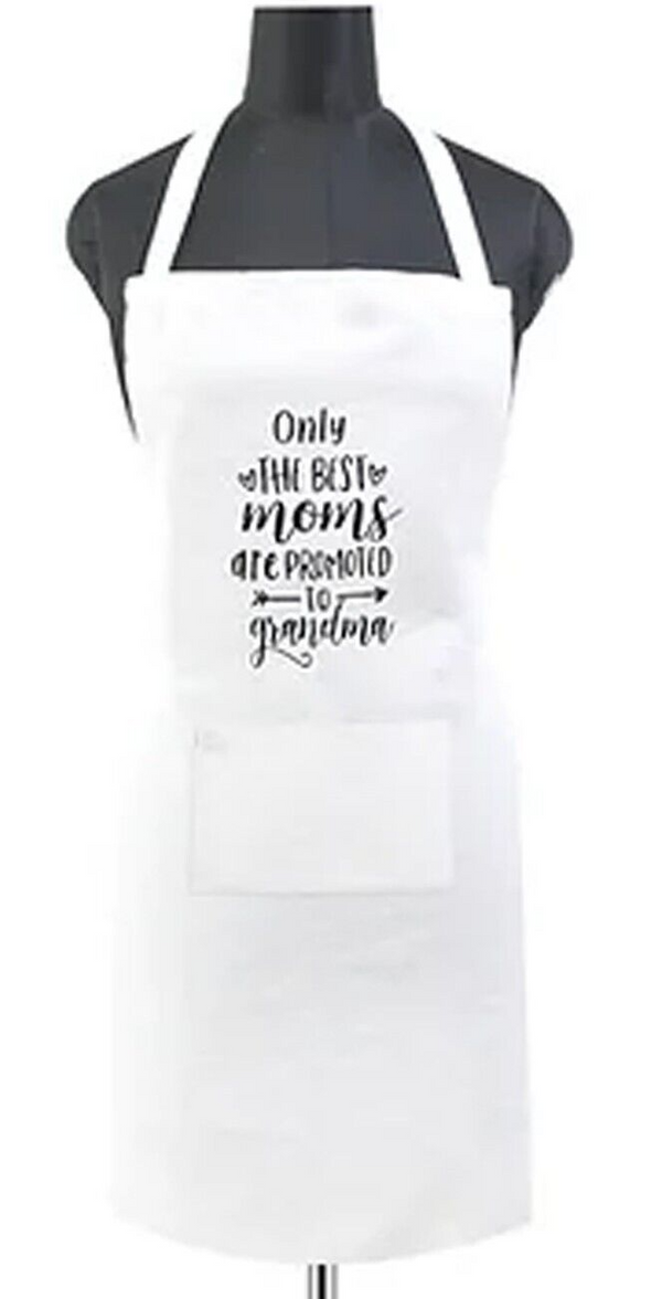 Women's Apron for Grandma - Canvas Kitchen Style Grandma Grandmother Gift Idea