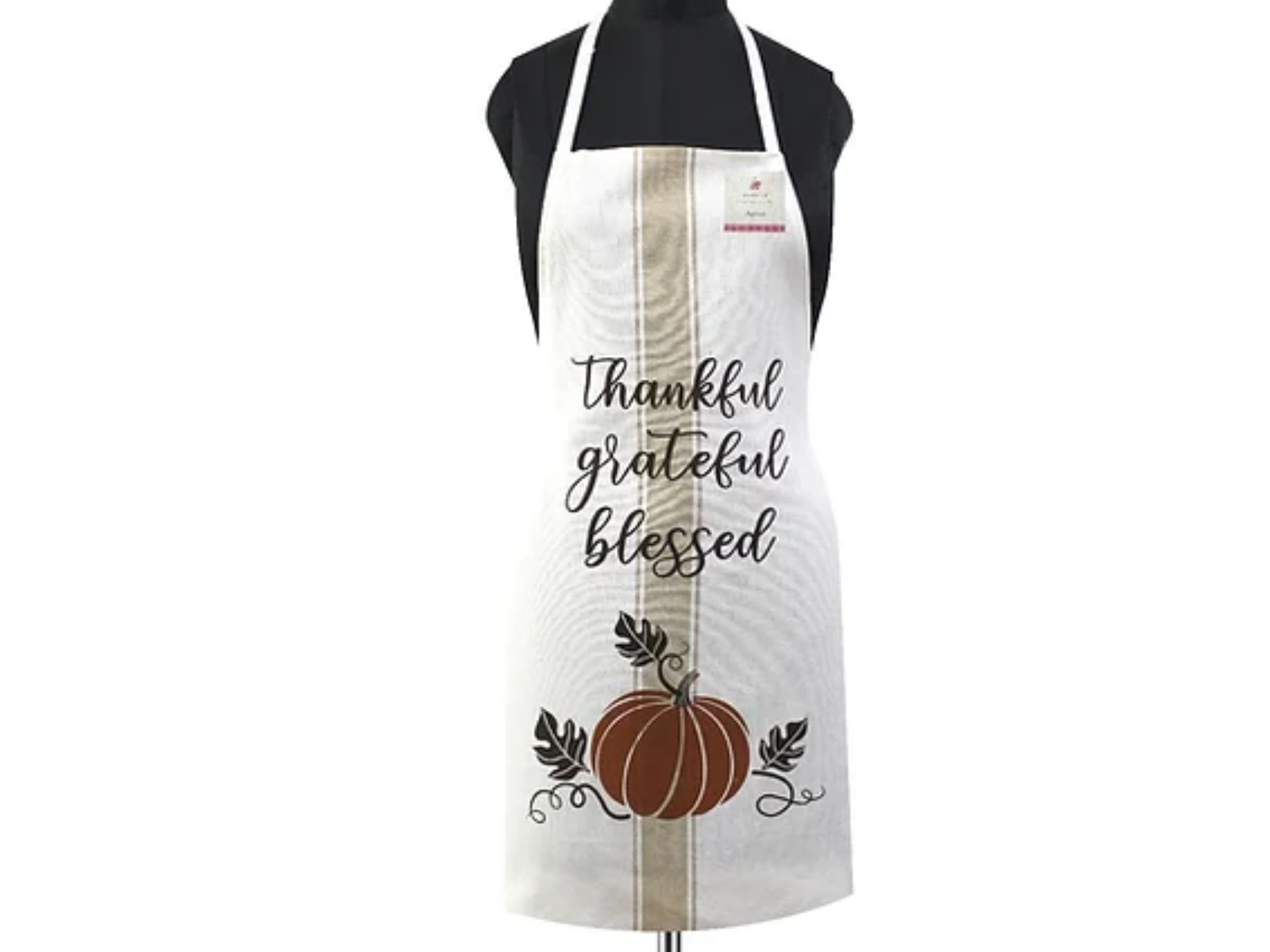 Women's Cooking Apron - Fall Thankful Blessed Design, Baking, Thanksgiving Gift