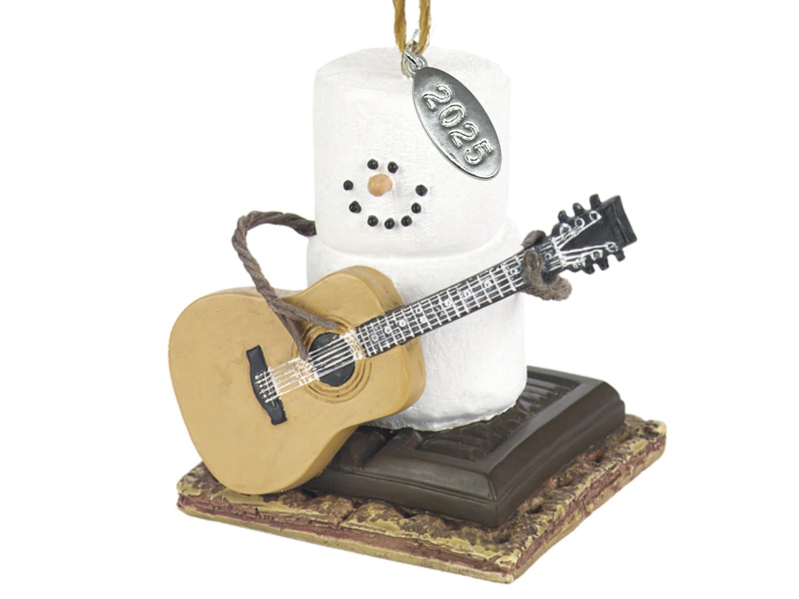 Smores Guitar Player, Musical Ornament - Comes in a Gift Box