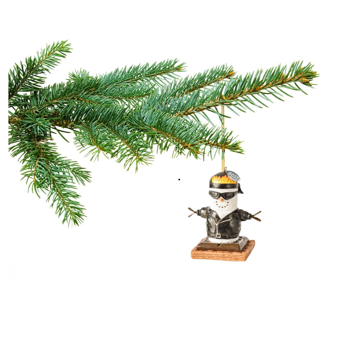 Motorcycle Ornament - Motorcycle Christmas Ornament, Cute Smores Biker Ornament - Biker Gifts, Motorcycle Gifts - Comes in A Gift Box