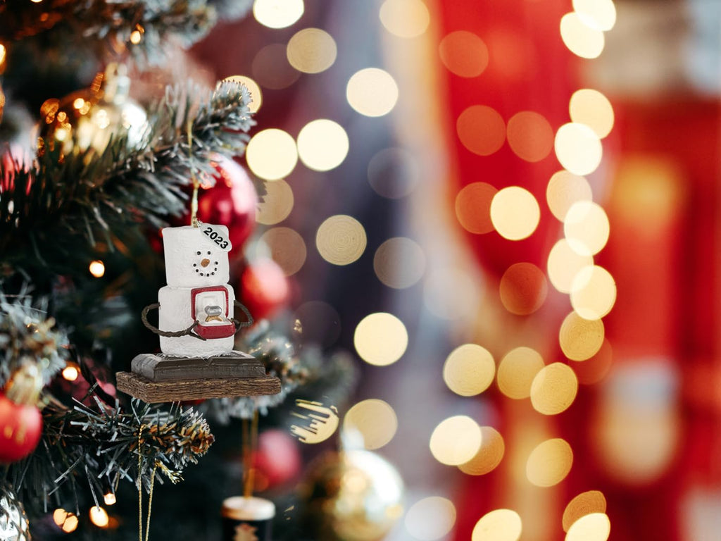Smores Ornament - Engagement Ornament, Just Engaged Ornament - Comes in Gift Box