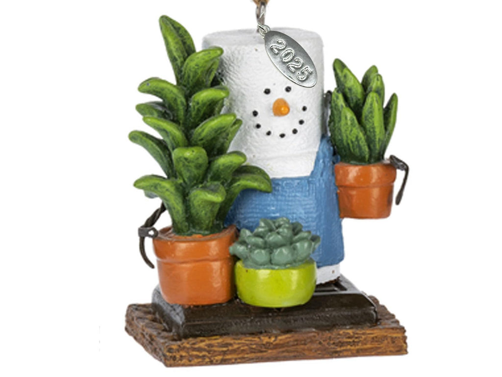 2026 Smores Crazy Plant lady Ornament for a Plant Lover - Comes in a Gift Box