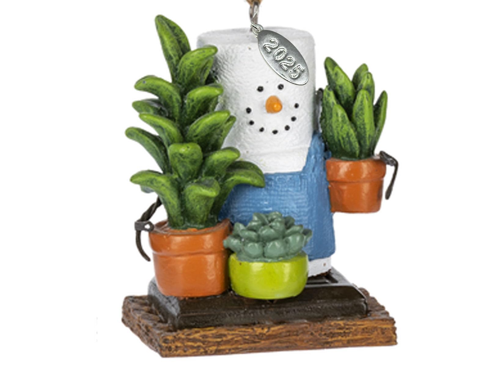 2026 Smores Crazy Plant lady Ornament for a Plant Lover - Comes in a Gift Box