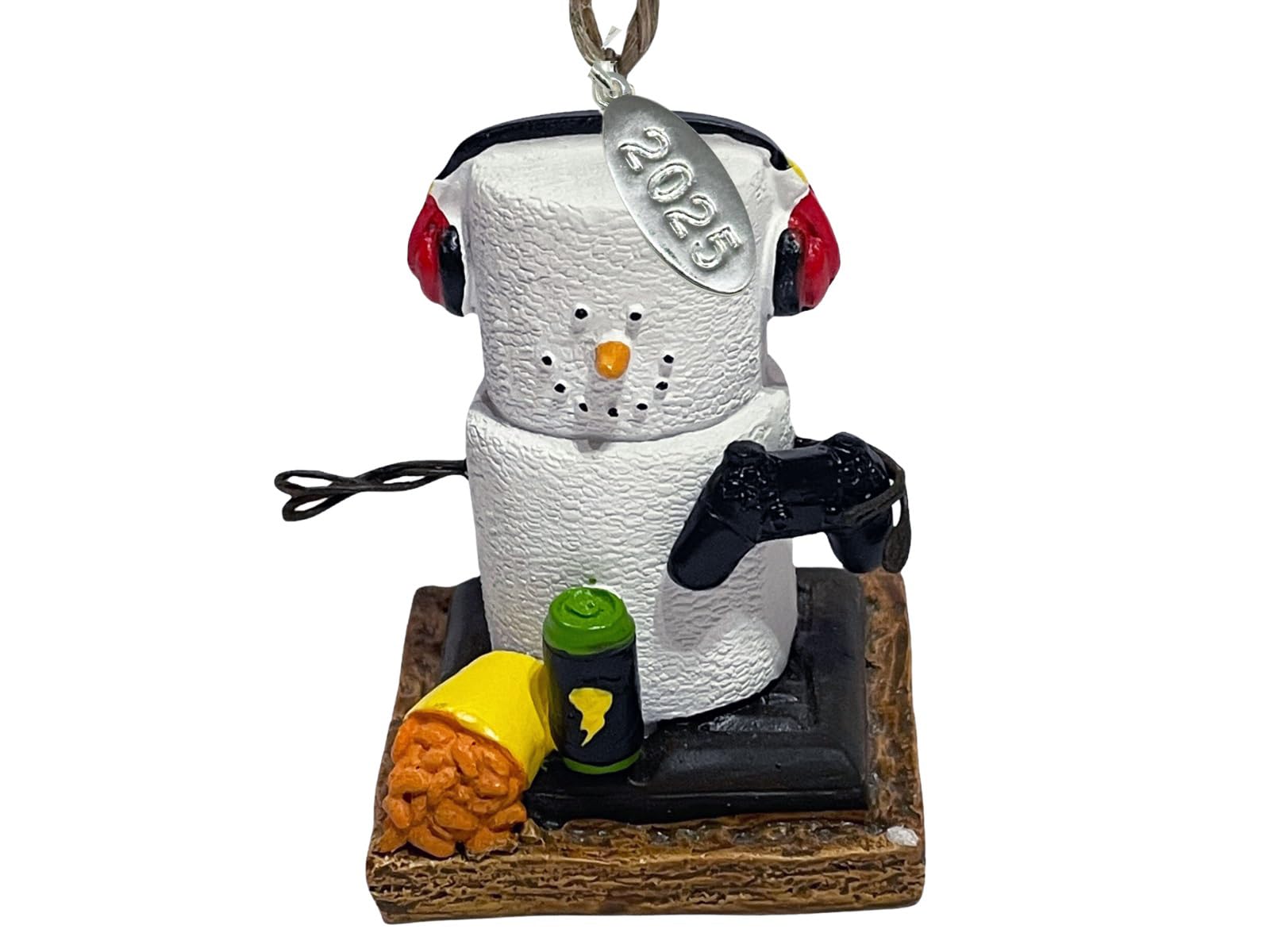 Gamer Ornament 2025 - Smores Ornaments - Gamer Christmas Ornament w/Black Controller - Comes in a Gift Box so It's Ready for Giving