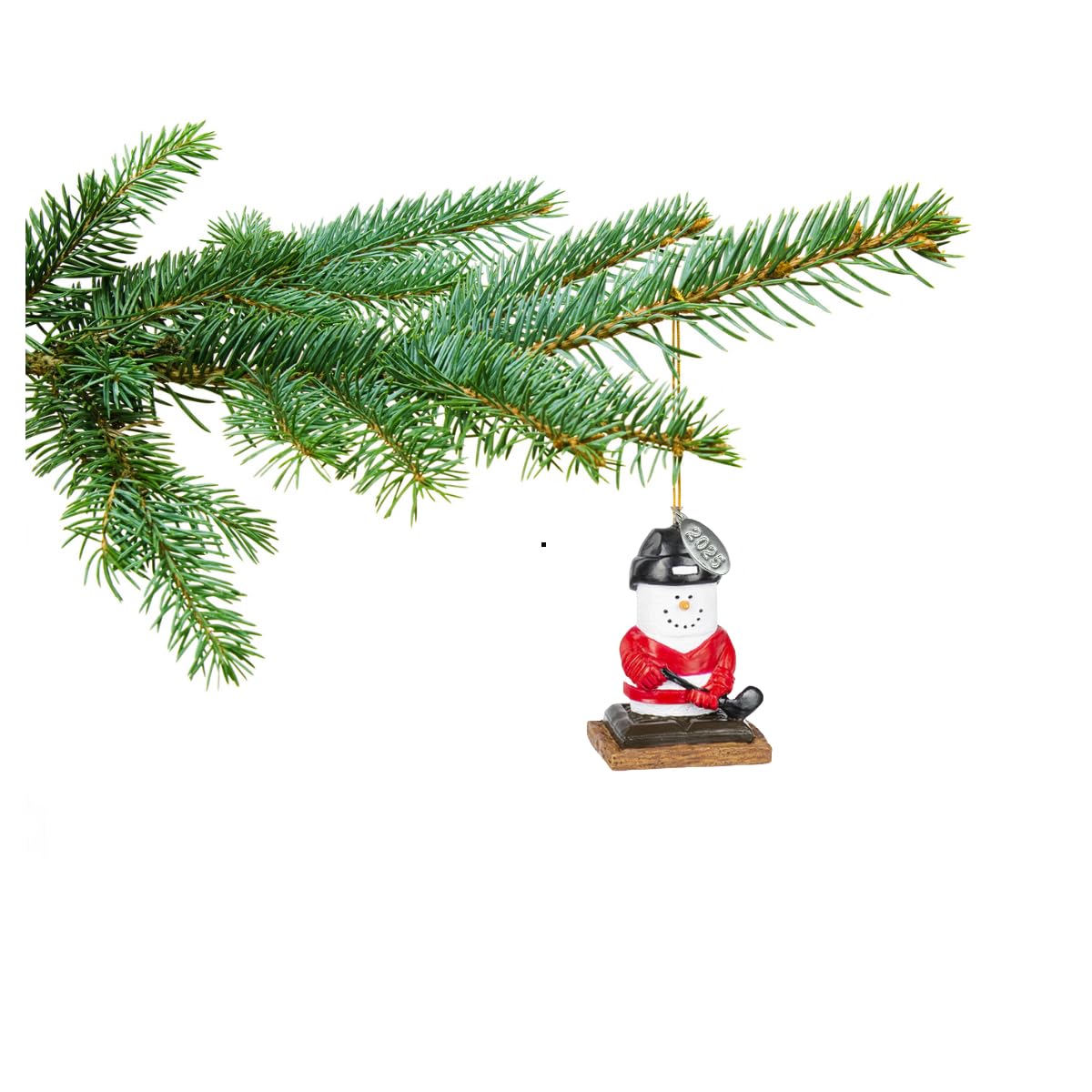 Smores Hockey Christmas Ornament, Hockey Player Gift Idea, Comes In Gift Box, Hangtag w Year