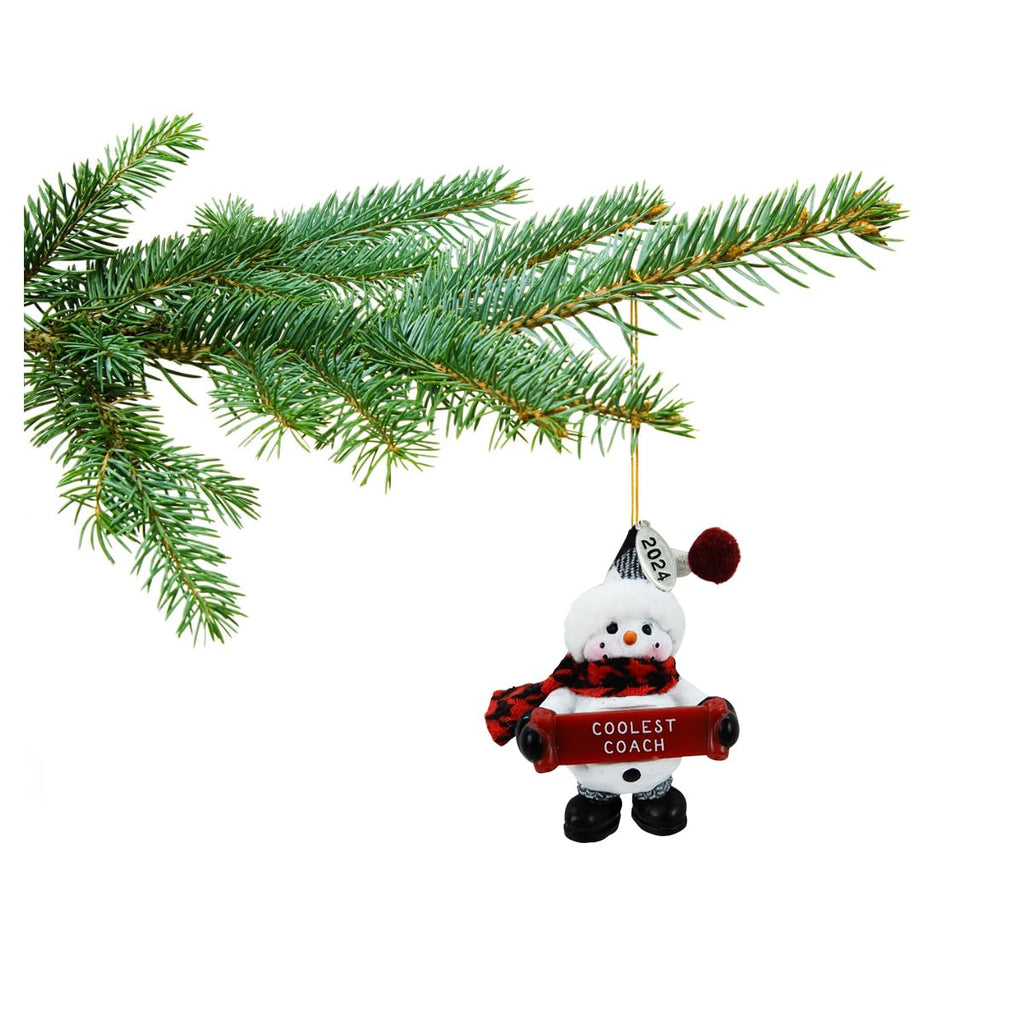 2025 Little 2" Snowman Christmas Ornaments - COACH, in gift box