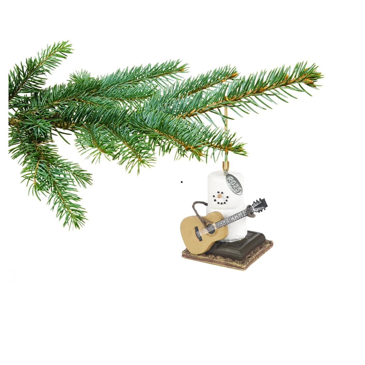 Smores Guitar Player, Musical Ornament - Comes in a Gift Box