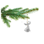 Metal Angel Christmas Ornament 2024 or Car Charm for Nurse, Mom, Grandma, Daughter, Friend or Sister with Sparkling Stones (Daughter)