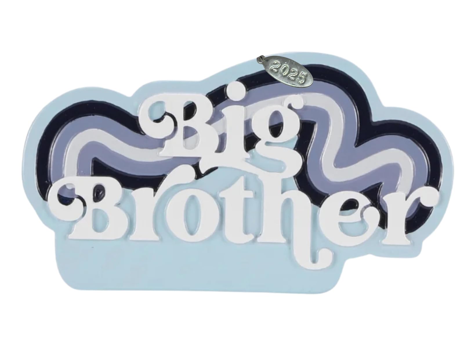 2024 Big Brother Christmas Ornament, Boy New Baby Sibling, Easy To Personalize