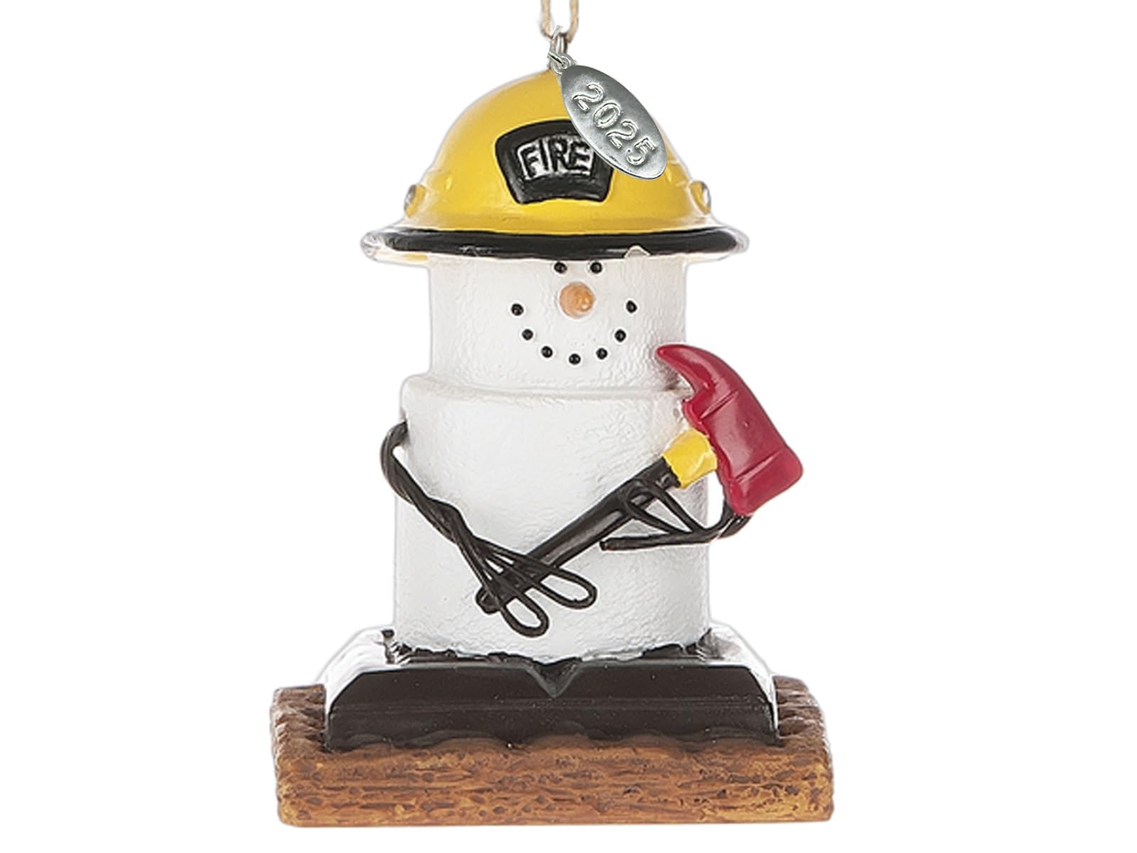 Smores Firefighter Ornaments, 2024 Fireman Christmas Ornament - Comes in Gift Box