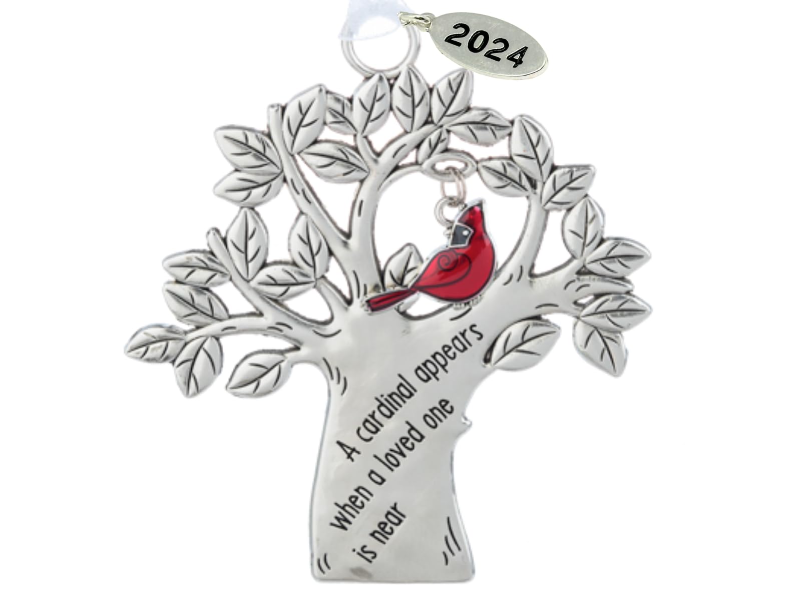 2025  Cardinal Memorial Ornament, Memorial Gifts for Men or Women, Cardinal Appears, Comes in Gift Box