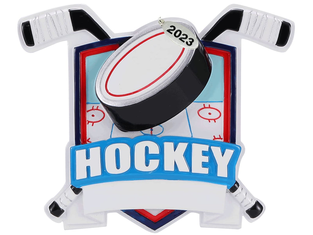 Hockey Ornaments, 2025 Hockey Player Gift Idea, Idea for Boys or Girls, Includes Hangtag and Gift Box