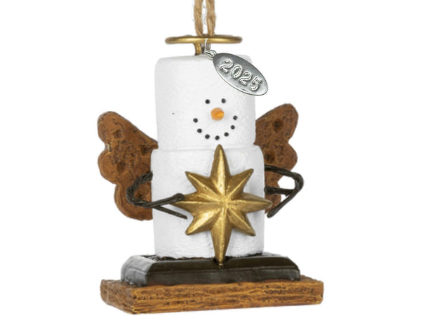 Smores Angel Ornament, Cute Angel Christmas Ornament, Guardian Angel Ornament - Comes in a Gift Box so It's Ready for Giving