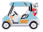 Golf Cart Christmas Ornament with 2024 Hangtag, Cute Blue Golf Cart, Comes in Gift Box - Cool Golf Gifts for Men Golfers, Perfect Dad Gift