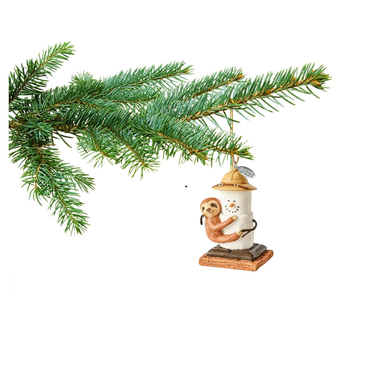 Sloth Ornament - Smores Sloth Christmas Ornaments - Comes in a Gift Box So It's Ready for Giving