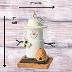 Smores Ornament - Beekeeper Gifts, Bee Gifts - Bee and Beekeeper Smore Christmas Ornaments - Bee Keeper Gift Idea, Comes in Gift Box So It's Ready for Giving