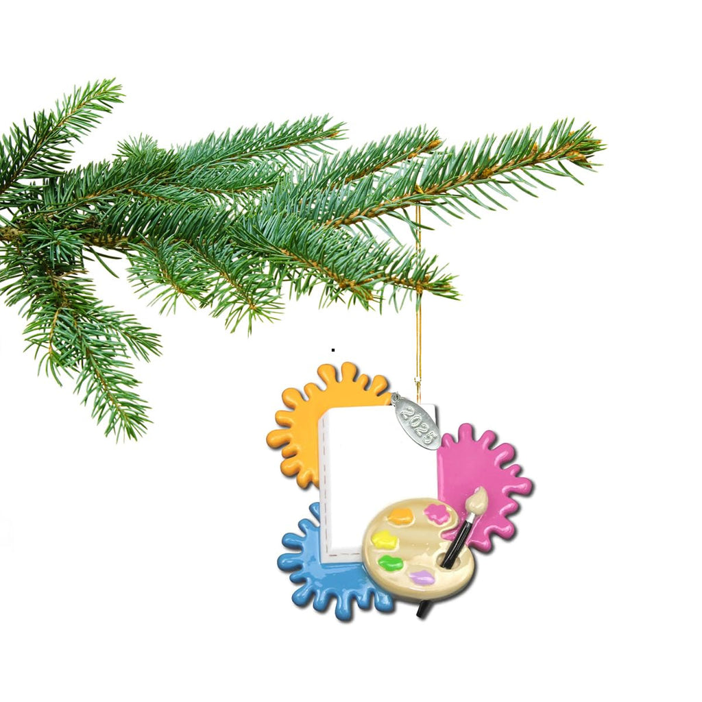Art Christmas Ornament, Artist Gift Idea - Can Be Personalized, Comes in Gift Box