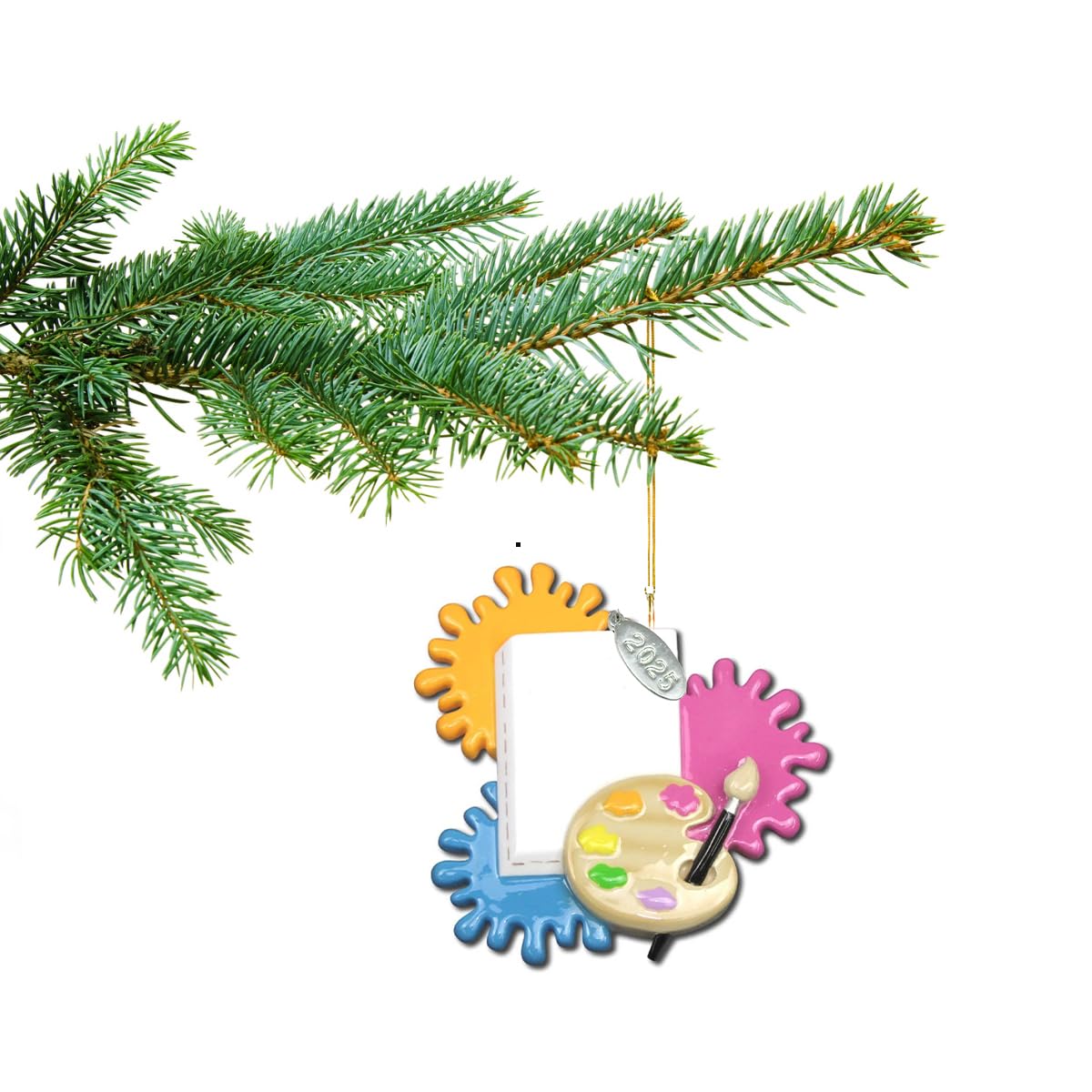 Art Christmas Ornament, Artist Gift Idea - Can Be Personalized, Comes in Gift Box