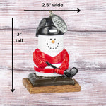 Smores Hockey Christmas Ornament, Hockey Player Gift Idea, Comes In Gift Box, Hangtag w Year
