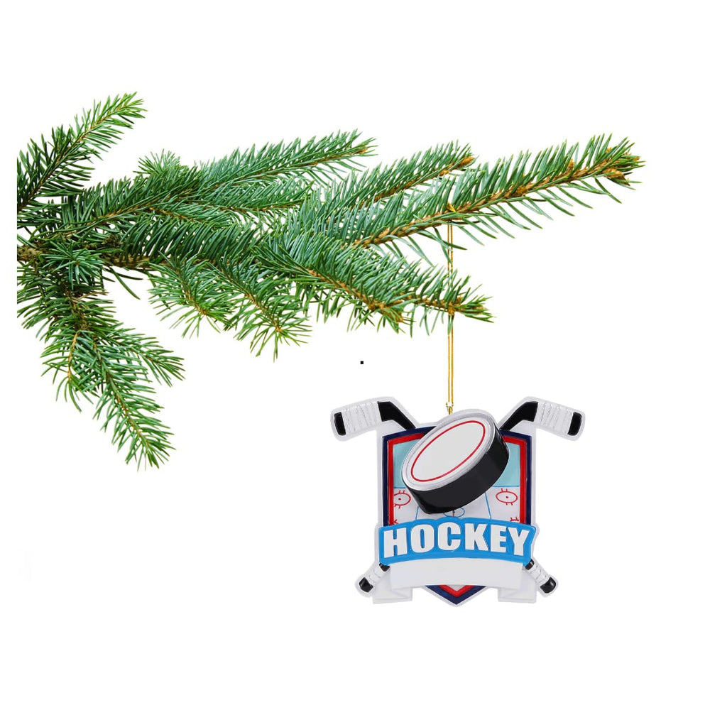 Hockey Ornaments, 2025 Hockey Player Gift Idea, Idea for Boys or Girls, Includes Hangtag and Gift Box