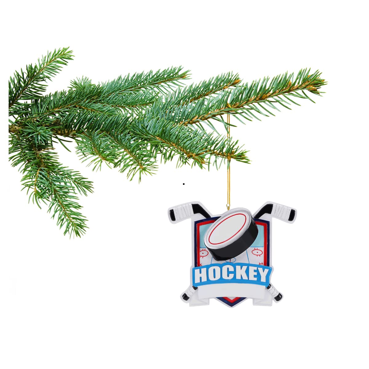 Hockey Ornaments, 2025 Hockey Player Gift Idea, Idea for Boys or Girls, Includes Hangtag and Gift Box