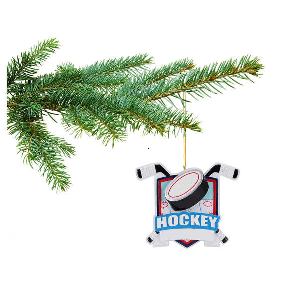 2024 Hockey Ornament to Personalize, Hockey Gift Idea, Hocky Christmas Tree Ornaments for Boys or Girls, Includes Hangtag and Gift Box