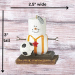 Soccer Ornament, Smores Soccer Christmas Ornament Gift, Stocking Stuffer - Comes in Gift Bag, Hangtag w Year