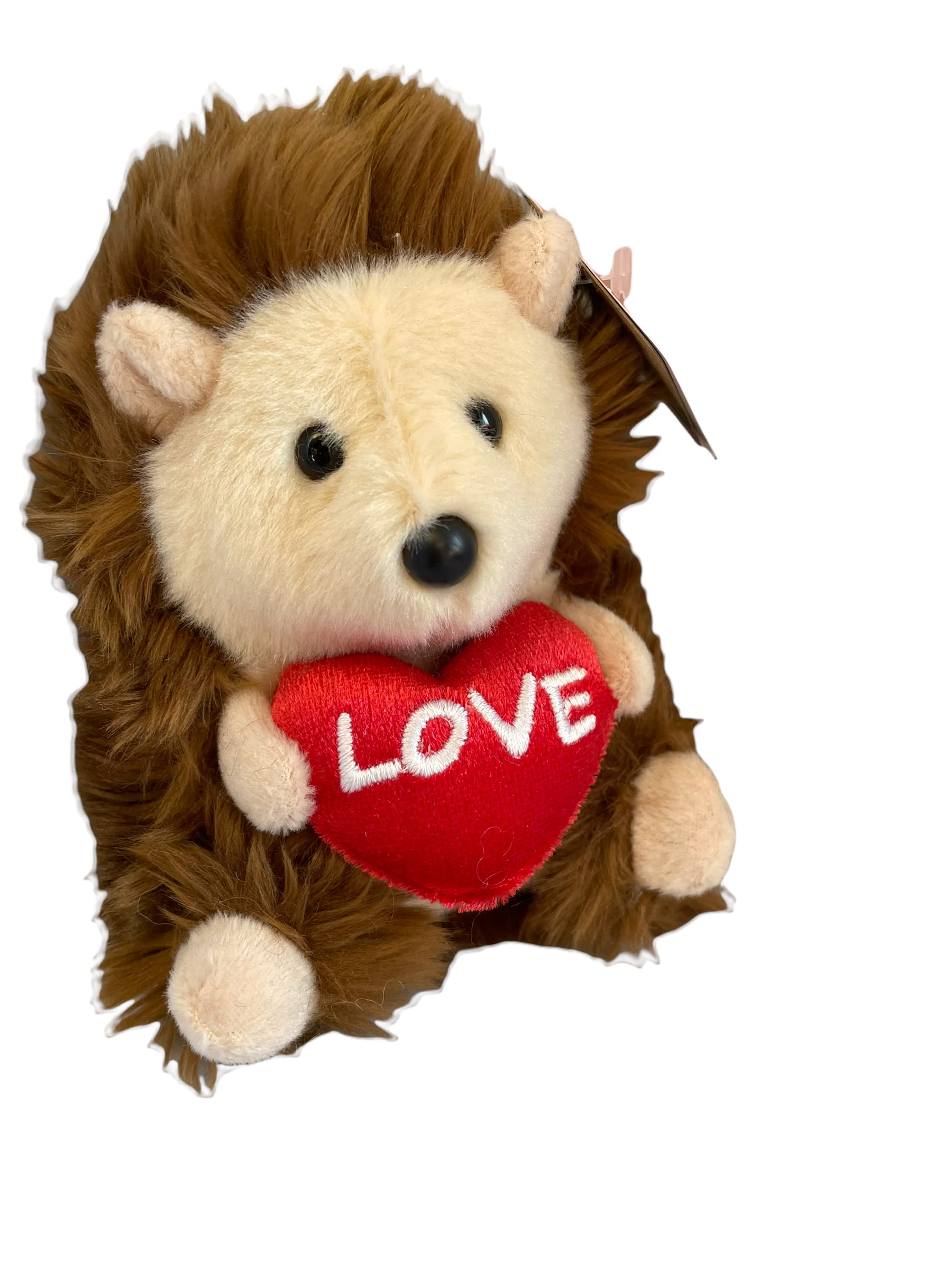 Valentines Day Gifts - 3 Pc Valentines Gift Set - Valentine Hedgehog Plush Friend with 1.75 oz Russell Stover Chocolate Heart Candy