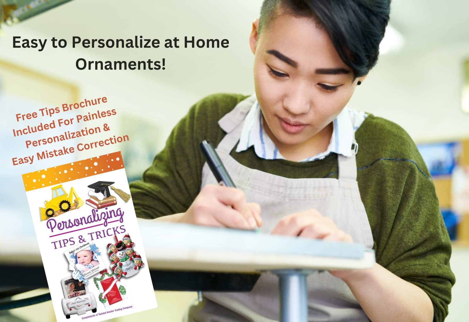 Little Brother Ornament 2025, Easy to Personalize at Home, Comes in Gift Box