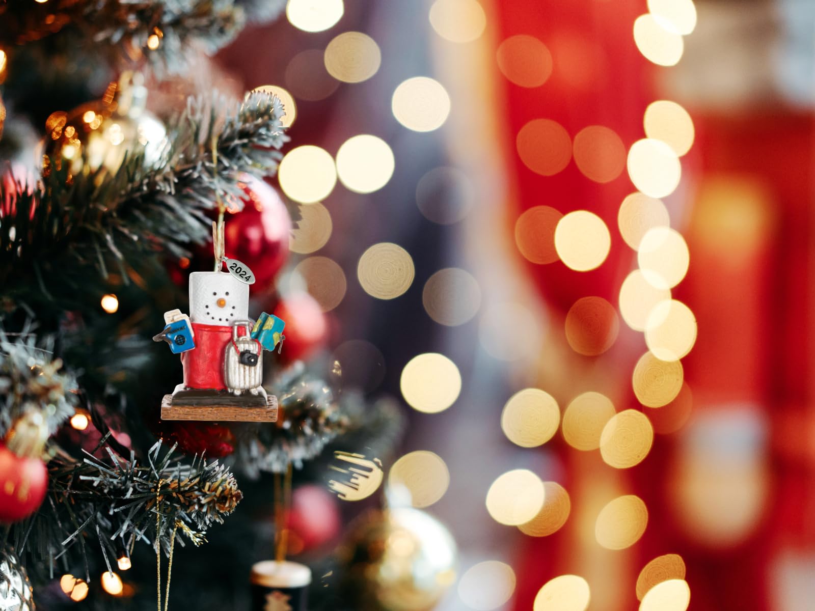 Smores Traveler, World Traveler Christmas Ornament 2025, Comes in Gift Box