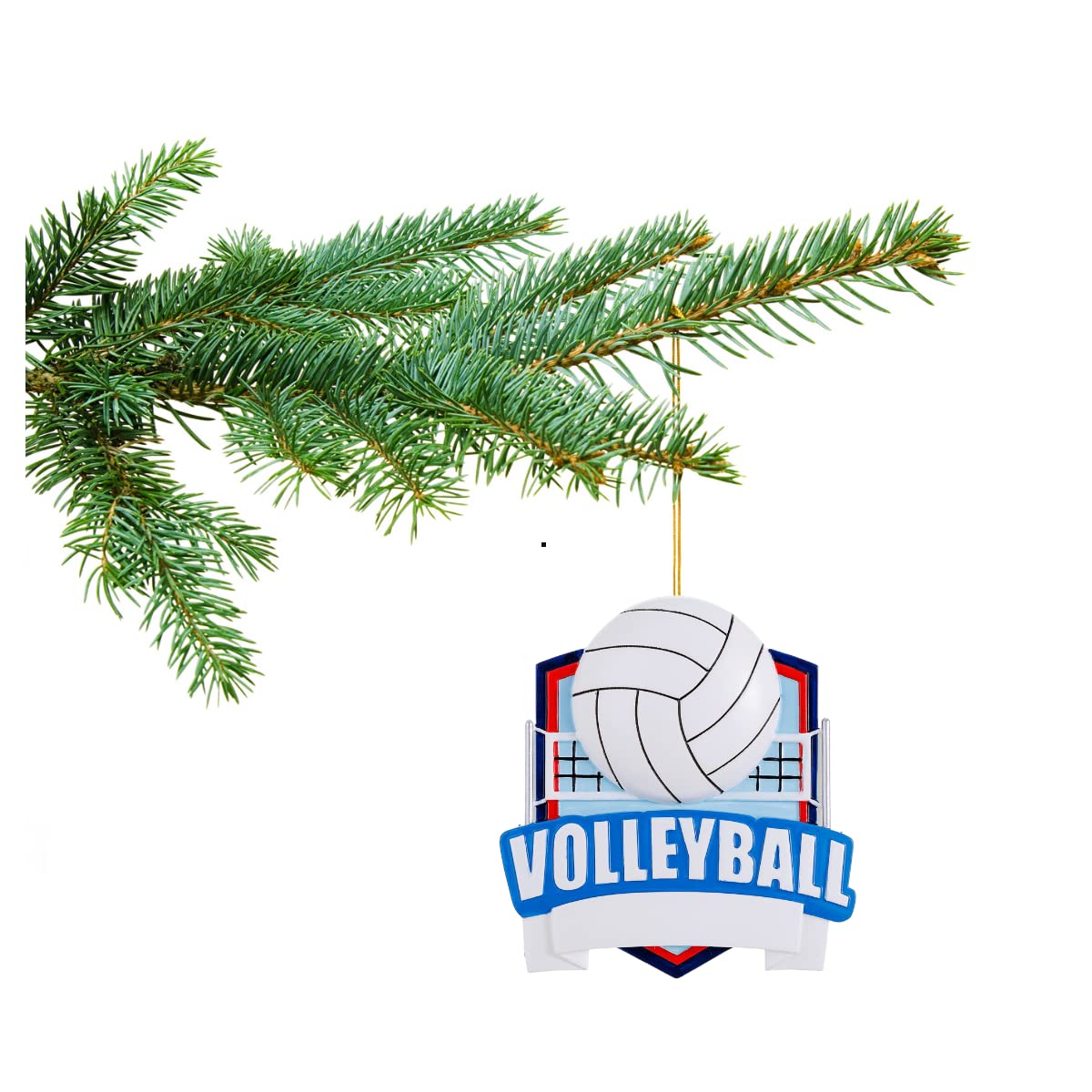 Volleyball Ornaments, 2023 Volleyball Christmas Ornament to Personalize, Volleyball Gift Idea for Boys or Girls, Includes Hangtag and Gift Box (Volleyball)