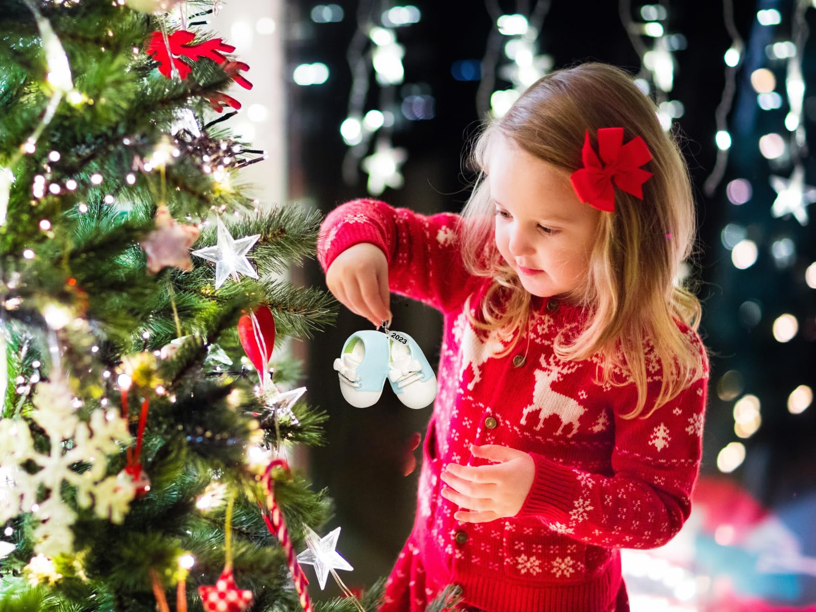 Baby discount bootie ornament