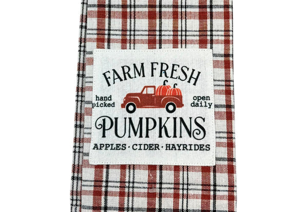 Harvest Plaid Kitchen Towels - Set of 2