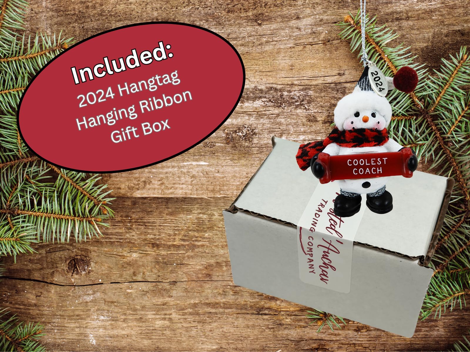 2025 Little 2" Snowman Christmas Ornaments - COACH, in gift box