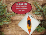 Kayak Ornament, Kayak Christmas Ornament - Great Kayaker Gifts, Kayak Gifts - Comes in a Gift Box so It's Ready for Giving