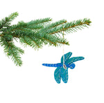 Dragonfly Gifts for Women, 2023 Dragonfly Ornament, Felt Christmas Ornaments Fair Trade, Hand Felted Made in Nepal - Comes in a Gift Box so It's Ready for Giving