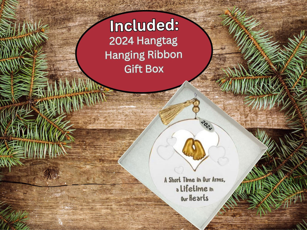 Miscarriage Gifts for Mothers, 2025 Memorial Ornament for Loss of Baby - Comes in a Gift Box so It's Ready for Giving