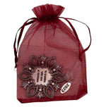 Grandma Ornament 2024 - Metal Grandma Ornament Snowflake - Comes in a Pretty Organza Gift Bag so It's Ready for Giving!