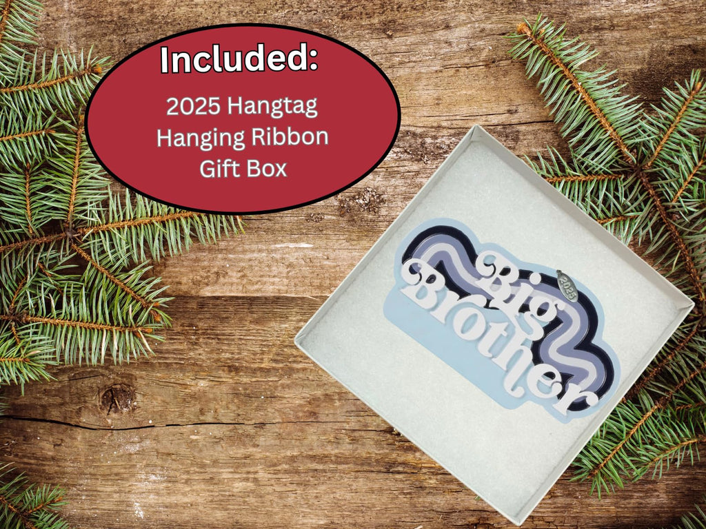 Big Brother Ornament 2025, Easy to Personalize at Home, Comes in Gift Box