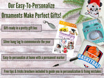 2025 Scrubs Nurse Ornament or Doctor Ornament - Can Be Personalized - Great for Medical Student Gifts, Doctor Gifts or Nurse Gifts - Comes in a Pretty Organza Gift Bag so its Ready for Giving