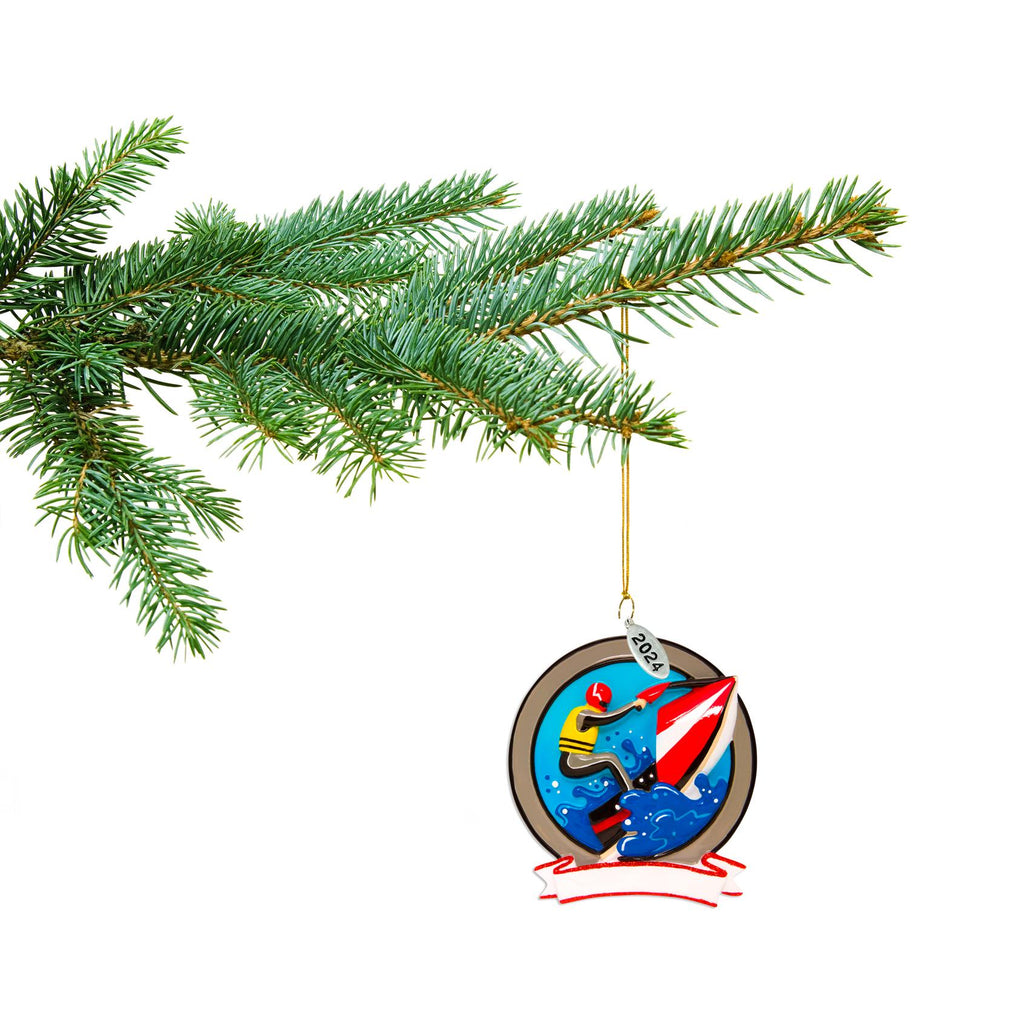 2025 Jet Ski Ornament - Easy to Personalize at Home - Free Personalization Brochure Included - Comes in A Gift Bag So It's Ready for Giving