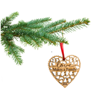 Adoption or Blended Family "Love Makes A Family" Ornament in Laser Cut Wood 2026