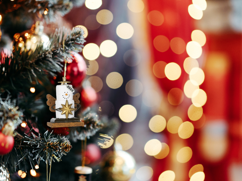 Smores Angel Ornament, Cute Angel Christmas Ornament, Guardian Angel Ornament - Comes in a Gift Box so It's Ready for Giving