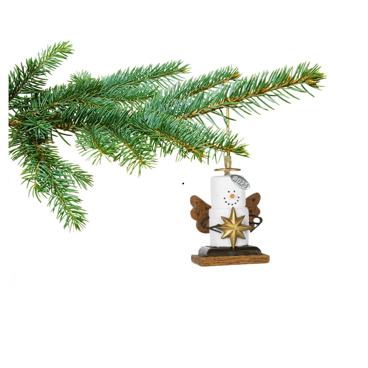 Smores Angel Ornament, Cute Angel Christmas Ornament, Guardian Angel Ornament - Comes in a Gift Box so It's Ready for Giving