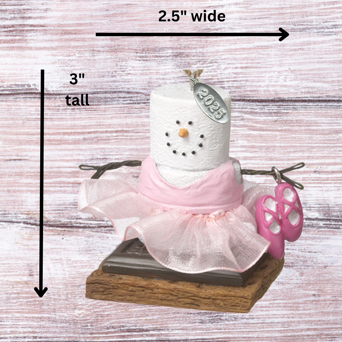 Smores Ballerina Ornament, or Ballet Gifts- Comes in a Gift Box