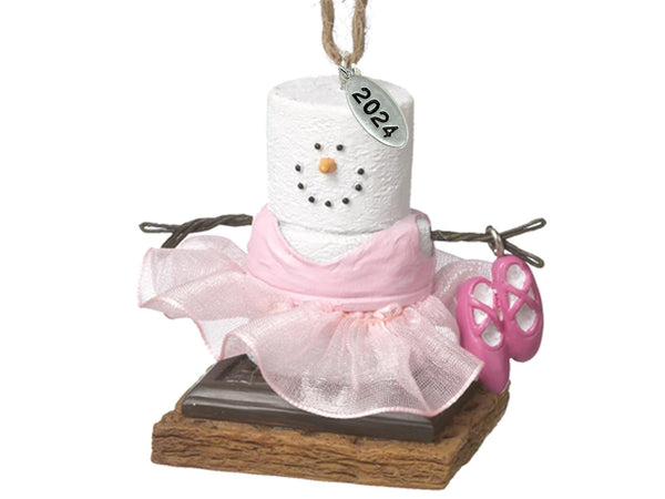 Ballerina Ornaments - Cute Smores Ballerina Ornament, Dance Gifts or Ballerina Gifts for Women - Comes in a Gift Box so It's Ready for Giving